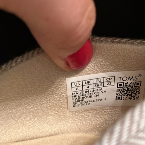 Women’s Toms Suede & Fabric Flats - Picture 9 of 10